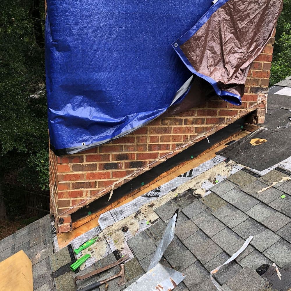Gallery photos for Chimney Flashing Repair - Frank Shaw Road, Tallahassee, FL: Image #1